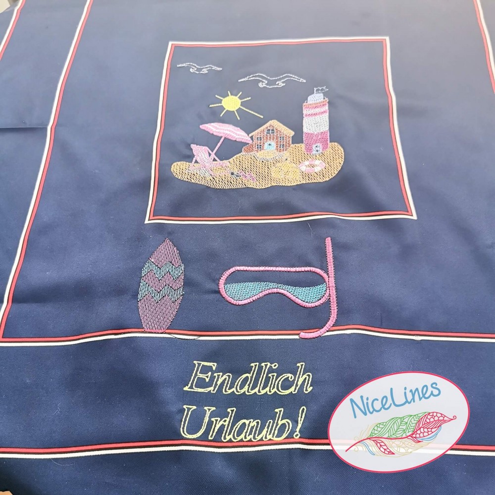 Stickdatei Set Endlich Urlaub!