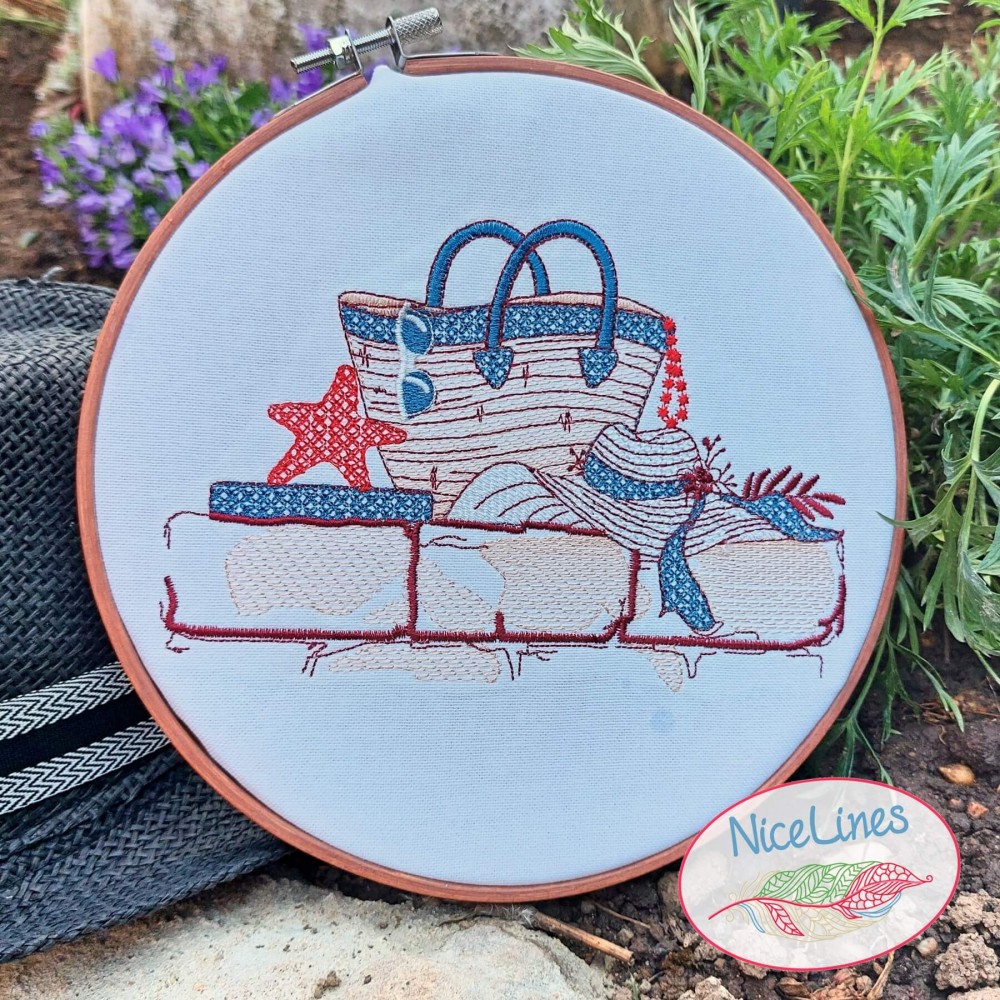 Stickdatei Urlaub